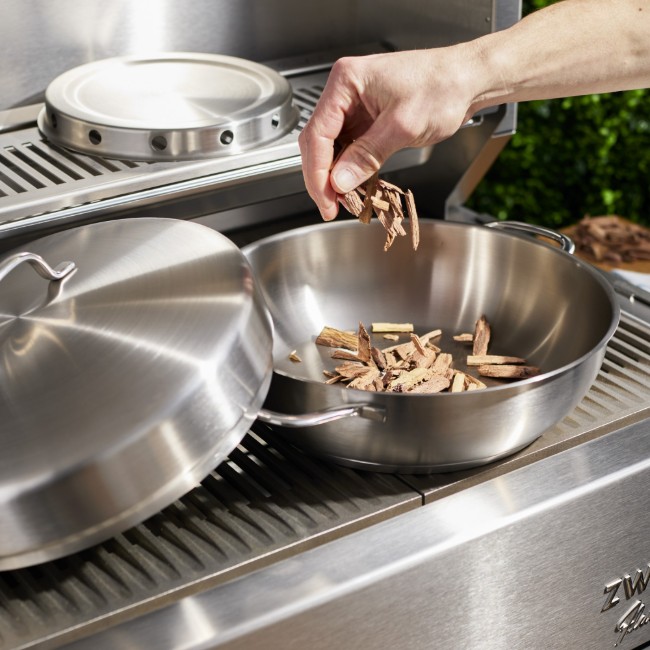 Комплект за опушване на храна от неръждаема стомана, 28 см, "Specialties 3" - Demeyere