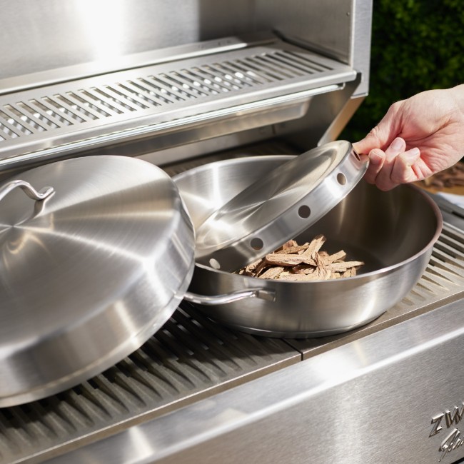 Комплект за опушване на храна от неръждаема стомана, 28 см, "Specialties 3" - Demeyere