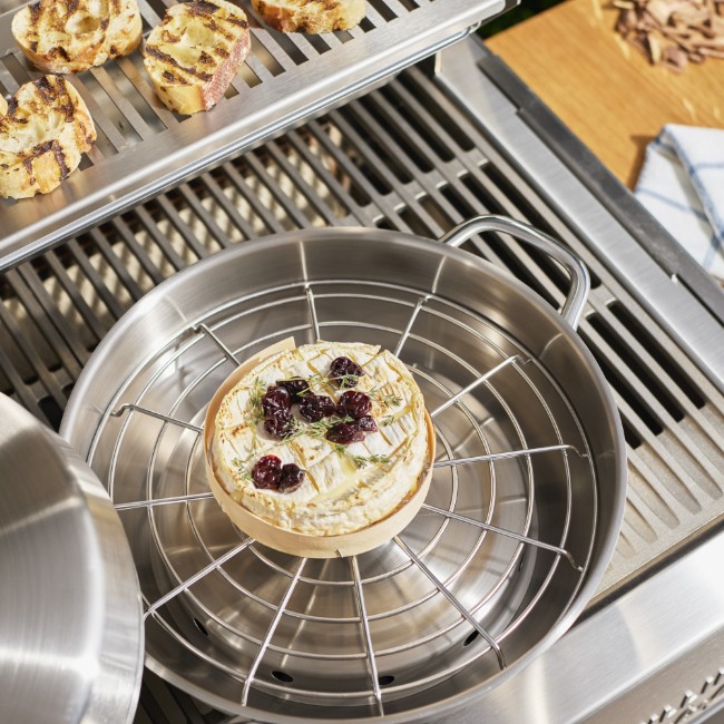 Комплект за опушване на храна от неръждаема стомана, 28 см, "Specialties 3" - Demeyere