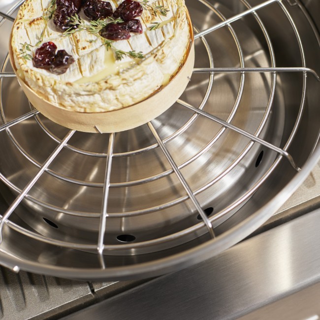 Комплект за опушване на храна от неръждаема стомана, 28 см, "Specialties 3" - Demeyere