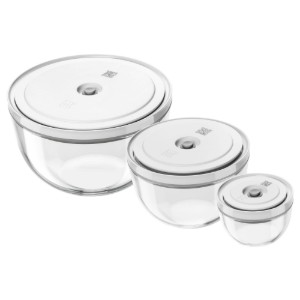Комплект от 3 вакуумни купички, изработени от стъкло, "FRESH & SAVE" - Zwilling