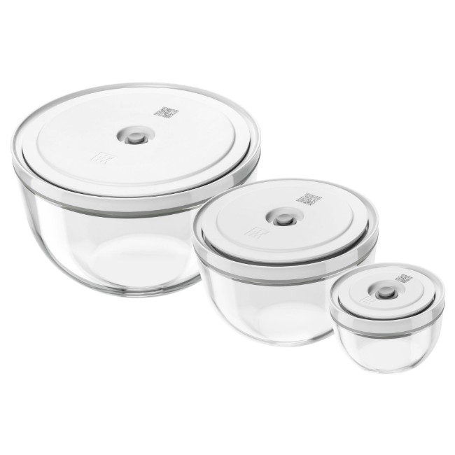 Комплект от 3 вакуумни купички, изработени от стъкло, "FRESH & SAVE" - Zwilling