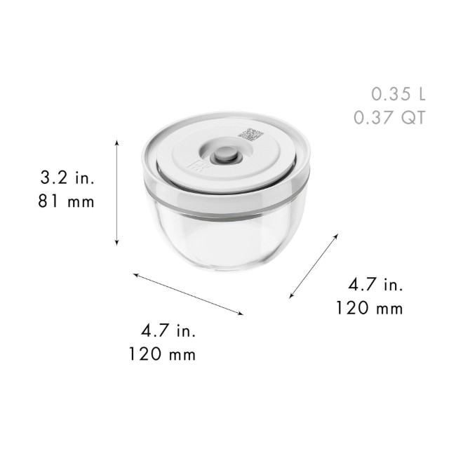 Комплект от 3 вакуумни купички, изработени от стъкло, "FRESH & SAVE" - Zwilling