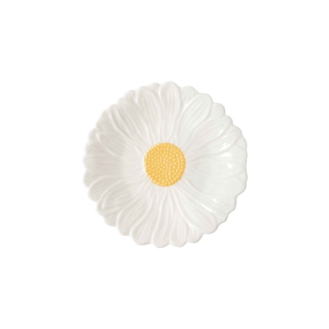 Порцеланова чиния, 16 см, "Daisy White" - Easy Life