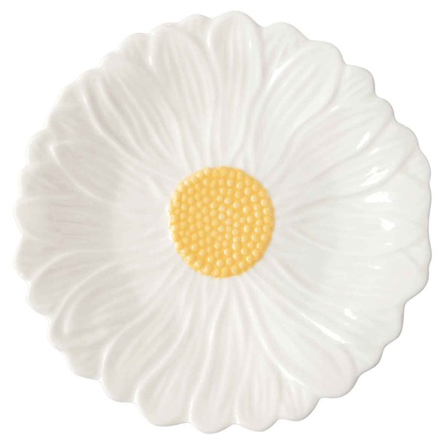 Порцеланова чиния, 16 см, "Daisy White" - Easy Life