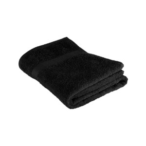 Кърпа за баня, памук, 100 x 150 см, "Riva", черно - Tiseco