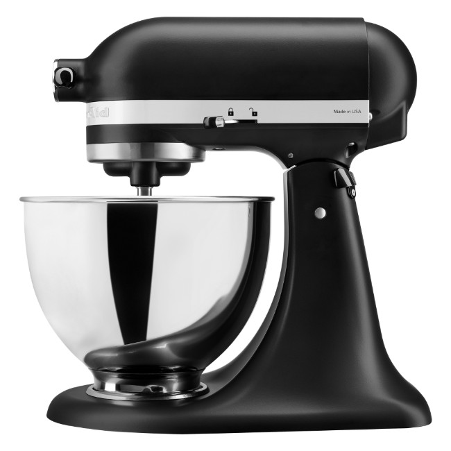 Стационарен миксер с купа 4.3 л, модел 95, Matte Black - KitchenAid