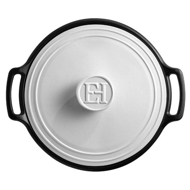 Керамична тенджера за готвене Cocotte, 33 см/6,5 л, "Sublime +", White&Slate - Emile Henry