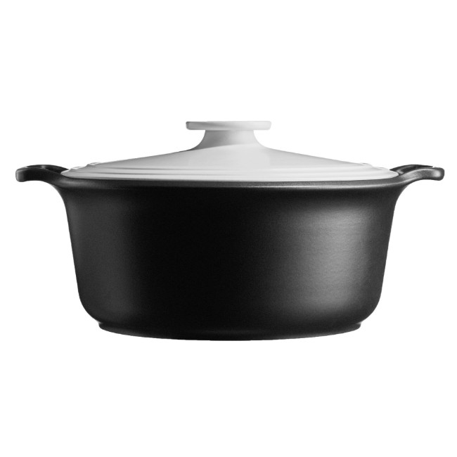 Керамична тенджера за готвене Cocotte, 33 см/6,5 л, "Sublime +", White&Slate - Emile Henry