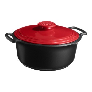 Керамична тенджера за готвене Cocotte, 31 см/5,5 л, "Sublime +", Burgundy - Emile Henry