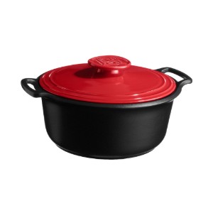 Керамична тенджера за готвене Cocotte, 28,5 см/4 л, "Sublime +", Burgundy - Emile Henry