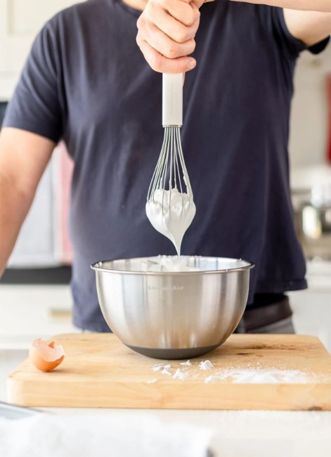 Бъркалка, неръждаема стомана, 27 см, "Classic", Porcelain White - KitchenAid