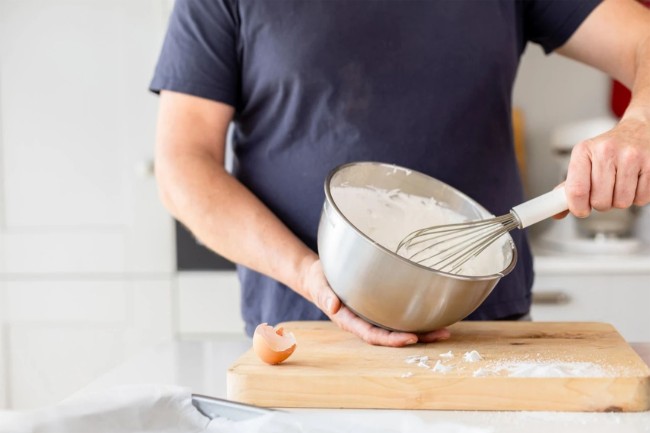 Бъркалка, неръждаема стомана, 27 см, "Classic", Porcelain White - KitchenAid