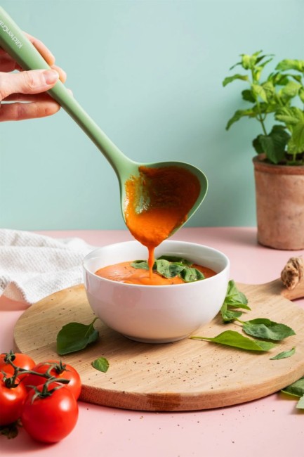 Силиконов черпак, 29 см, зелен - Kitchen Craft