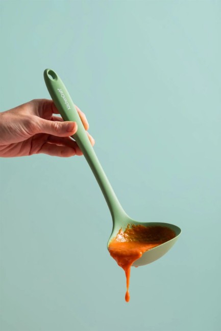 Силиконов черпак, 29 см, зелен - Kitchen Craft
