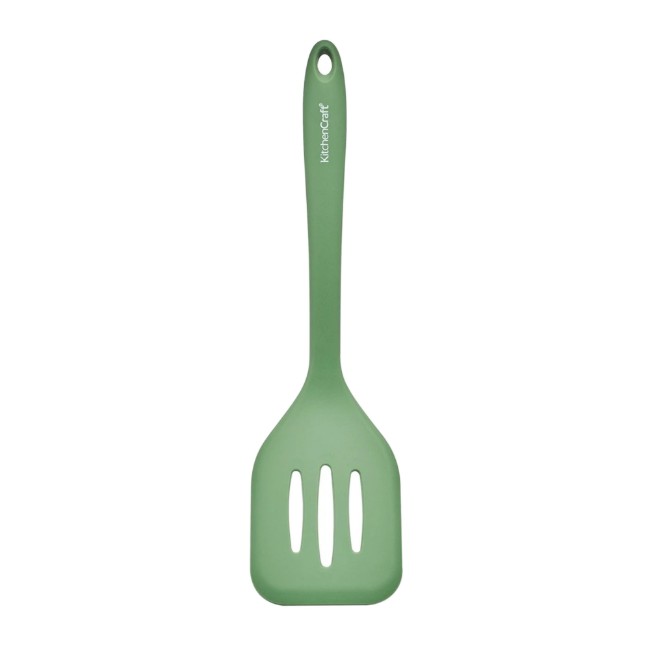Лопатка за готвене, силиконова, 30 см, зелена - Kitchen Craft