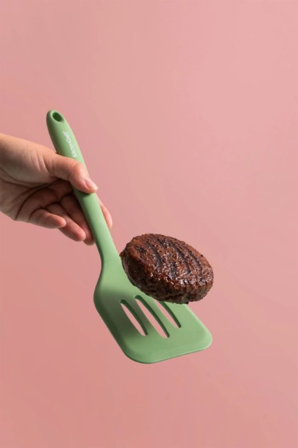 Лопатка за готвене, силиконова, 30 см, зелена - Kitchen Craft