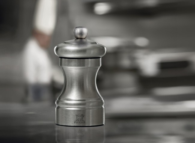Мелничка за сол, 10 см, неръждаема стомана, "Bistro Chef Z", Stainless Steel - Peugeot