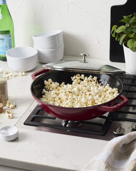 Wок тиган, чугун, 30 см, Cherry - Staub