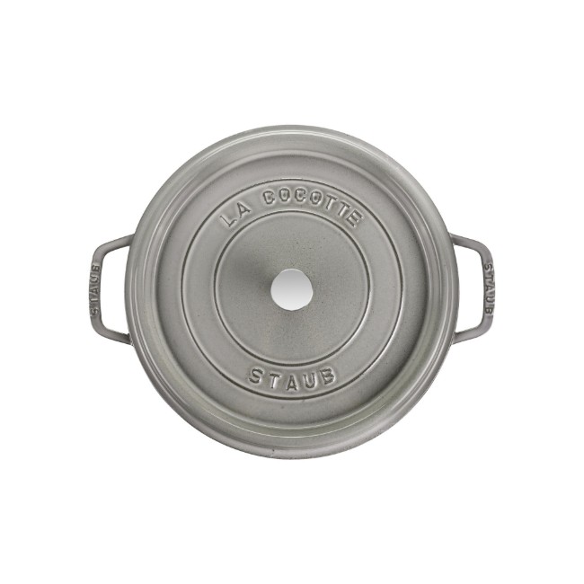 Чугунена тенджера Cocotte, 24 см/3,8 л, Graphite Grey - Staub