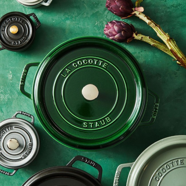 Тенджера за готвене Cocotte, изработена от чугун 24 см/3,8 л, Basil - Staub