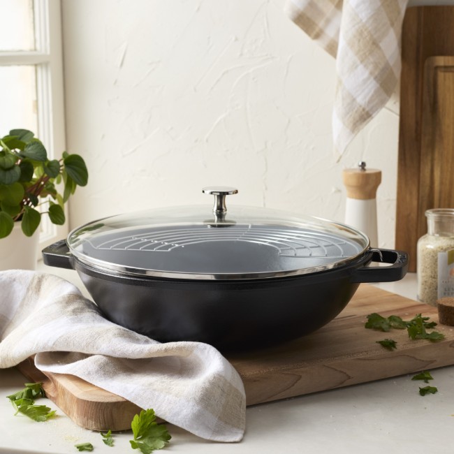 Wок тиган, чугун, 30см, Black - Staub