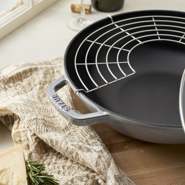 Wок тиган, чугун, 30см, Graphite Grey - Staub