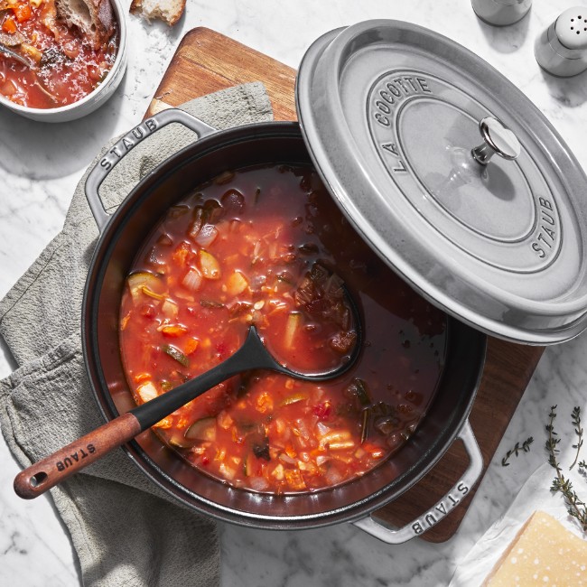 Тенджера за готвене Cocotte, чугун, 28cm/6,7L, Graphite Grey - Staub