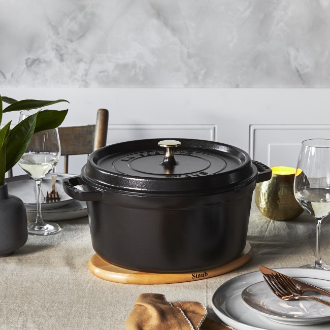 Cocotte тенджера, чугун, 28 см/6,7 л, Black - Staub