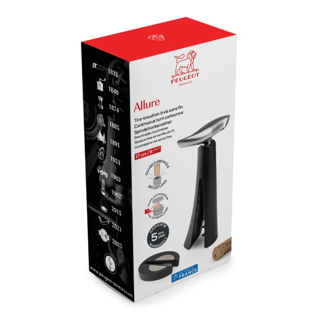 Тирбушон, 17 см, "Allure", Black - Peugeot