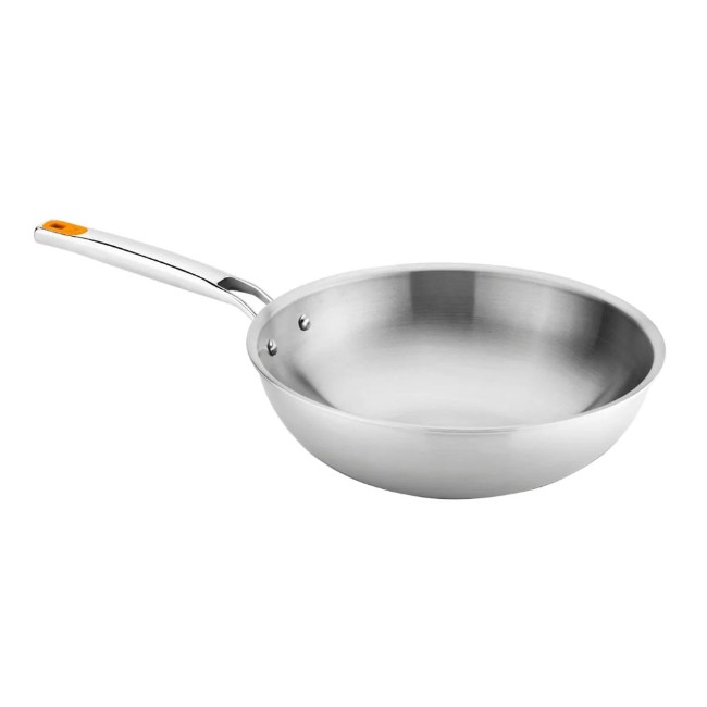 Уок тиган, неръждаема стомана, 28 см, "Efficient Inox" - BRA
