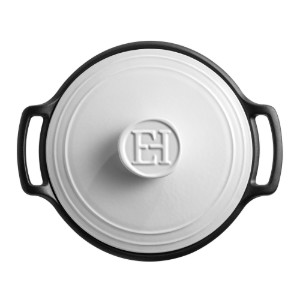 Керамична тенджера за готвене Cocotte, 28,5 см/4 л, "Sublime +", White&Slate - Emile Henry