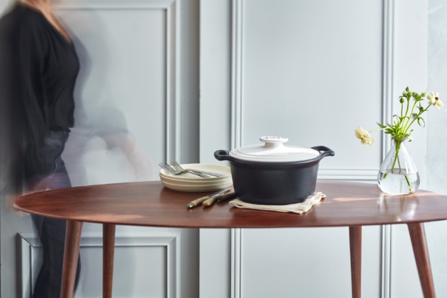 Керамична тенджера за готвене Cocotte, 28,5 см/4 л, "Sublime +", White&Slate - Emile Henry