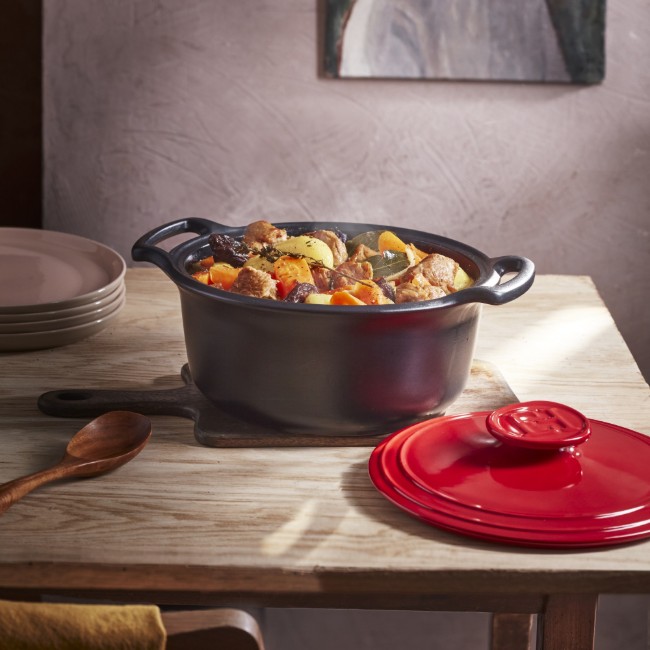 Керамична тенджера за готвене Cocotte, 33 см/6,5 л, "Sublime +", Burgundy - Emile Henry