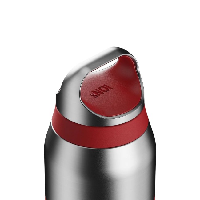 ROAM бутилка за вода, неръждаема стомана, 835 ml, Red Fire - Ion8