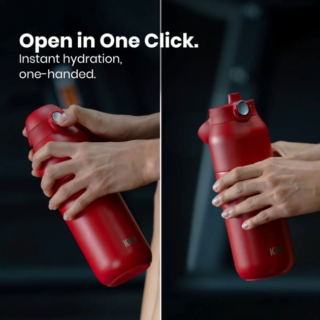 REVIVE бутилка за вода, неръждаема стомана, 540 ml, Red Fire - Ion8