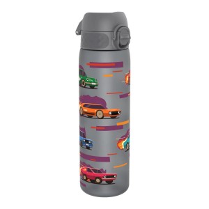 Детска бутилка за вода SLIM, recyclon, 500 мл, Sport Cars - Ion8
