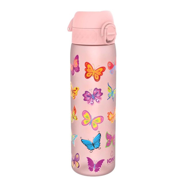 SLIM детска бутилка за вода, recyclon, 500 мл, Butterfly - Ion8