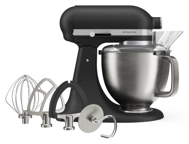 Стационарен миксер с купа 4.7 L, Artisan Plus, модел 50, чугунено черно - KitchenAid