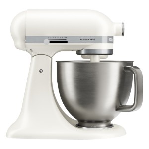 Стоящ миксер с купа 4.7 L, Artisan Plus, модел 50, Porcelain White - KitchenAid