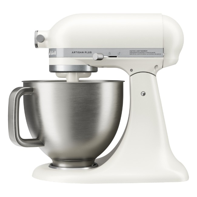 Стоящ миксер с купа 4.7 L, Artisan Plus, модел 50, Porcelain White - KitchenAid