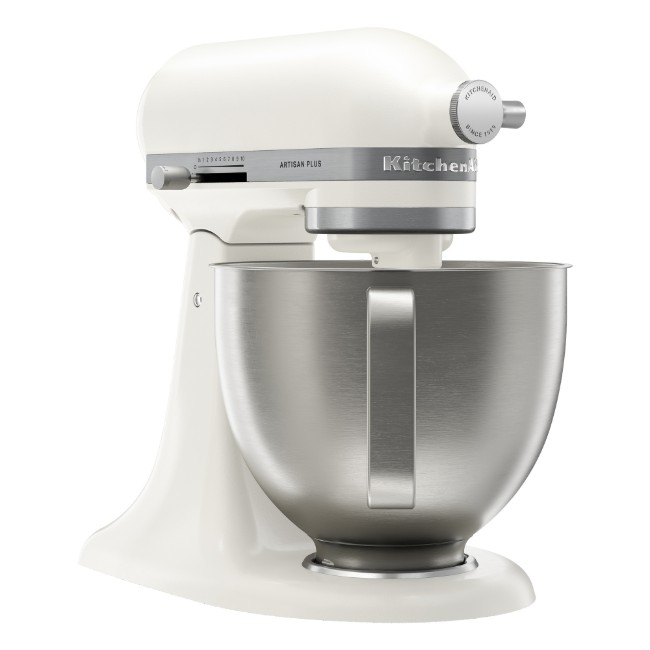 Стоящ миксер с купа 4.7 L, Artisan Plus, модел 50, Porcelain White - KitchenAid