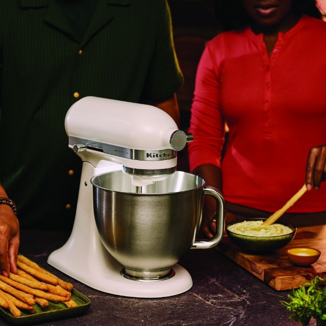 Стоящ миксер с купа 4.7 L, Artisan Plus, модел 50, Porcelain White - KitchenAid