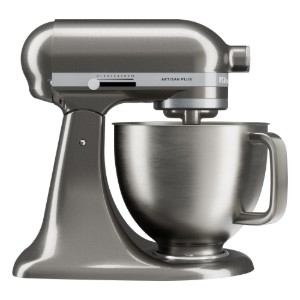 Стационарен миксер с купа 4.7 L, Artisan Plus, модел 50, Medallion Silver - KitchenAid