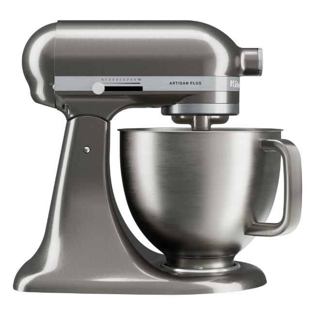 Стационарен миксер с купа 4.7 L, Artisan Plus, модел 50, Medallion Silver - KitchenAid