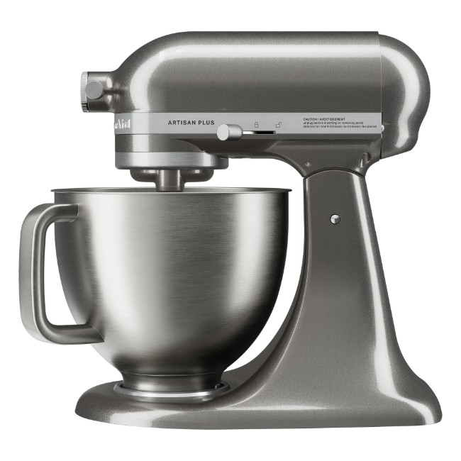 Стационарен миксер с купа 4.7 L, Artisan Plus, модел 50, Medallion Silver - KitchenAid