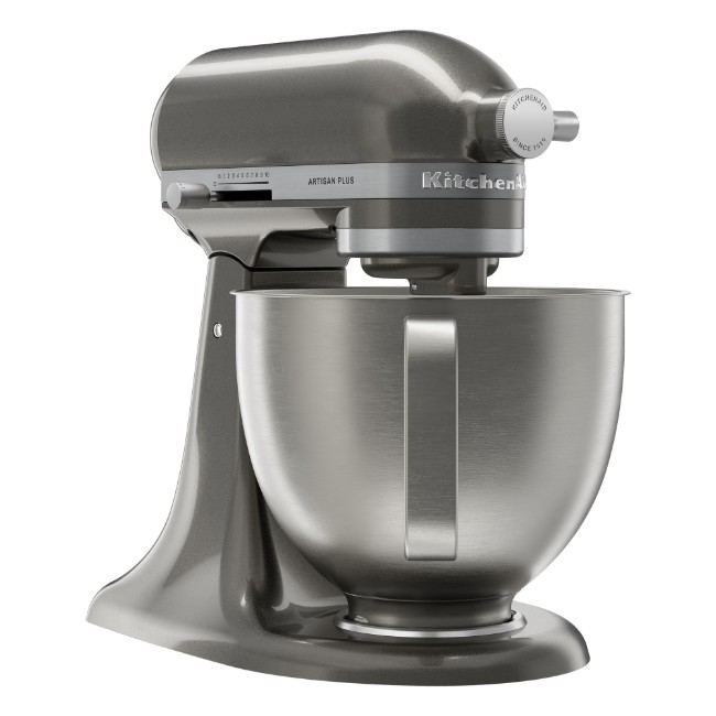 Стационарен миксер с купа 4.7 L, Artisan Plus, модел 50, Medallion Silver - KitchenAid