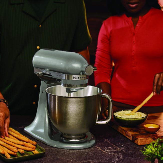 Стационарен миксер с купа 4.7 L, Artisan Plus, модел 50, Medallion Silver - KitchenAid