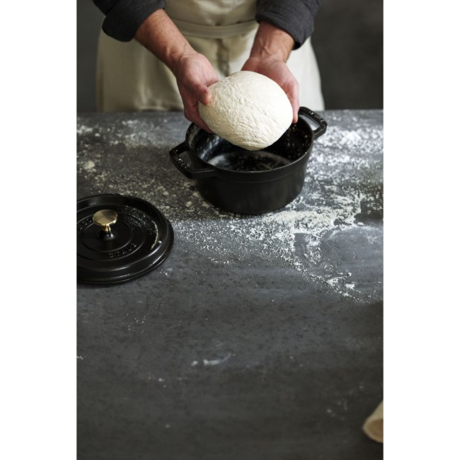 Тенджера за готвене, чугун, 22 см/2.6л, Black - Staub
