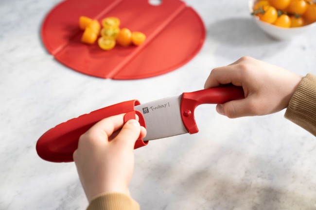 Детски готварски нож, 10 см, Twinny, червен - Zwilling